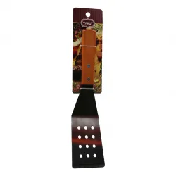 Yakut-10809 Ahşap Saplı Eğimli & Delikli Mutfak Spatula*288