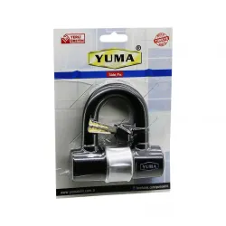 Yuma-740 ( Çok Amaçlı ) ( Çelik & U Bar & Kelepçe Disk ) Anahtarlı Asma Kilit*40