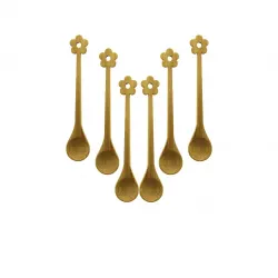 Zhu Zhi Yuan Dmr-8464 ( 6 Pcs ) ( Mini ) ( Bambu Ahşap Kaşık ) ( 14.5cm )*500