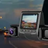 1080p Üçlü Lens Araba Dash Cam Dashcam Ön İç & Arka Hd Araba Dvr 120 ° Açı Döngü Kaydı Yerçekimi Sensörü