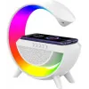 Kablosuz Telefon Şarj Bluetooth Hoparlör Istasyonu Ses Rgb Atmosfer Gece Işık Bt-2301