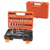 Alc (53pcs) (1/4) Dr. Socket Set (lokma & Soket & 6gen Anahtar & Bit Adaptör & Cırcır Kolu) (plastik Çantalı)*18