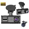 Araç Araba Kamerasi Black Box Traffic Recorder 3 Kameralı