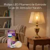Egonex Phılıps ( 7w = 60w & E27 ) ( Gold Color ) ( Led Filament & Rustik Ampul ) Lamba ( 806 Lumen ) ( Cam Gövde )*4=k