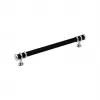 İbico-956 ( 16cm ) ( Yüzük Krom & Kulp Siyah ) Boru Çekmece Kulp*10x5