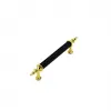İbico-957 ( 9.6cm ) ( Zirve ) ( Siyah & Altın ) Boru Kulp*10x5