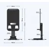 Katlanabilir Telefon Tutucu Stand Yuvarlak Tabanlı Cm-074