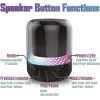 MAX-19 şeffaf RGB işık Mini BT hoparlör kablosuz aktif Subwoofer Stereo bas Mini hoparlör