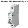 Sıemens B20 Sigorta*12x10