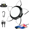 Solar Panelli Telefon Şarj Özellikli Çok Fonksiyonlu Kamp Lambası Aydınlatma