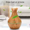 Vazo Modeli Hava Nemlendirici 200ml Led Işıklı Mini 7