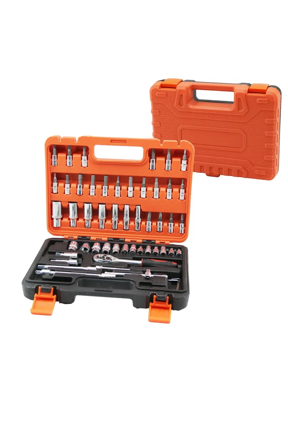 Alc (53pcs) (1/4) Dr. Socket Set (lokma & Soket & 6gen Anahtar & Bit Adaptör & Cırcır Kolu) (plastik Çantalı)*18