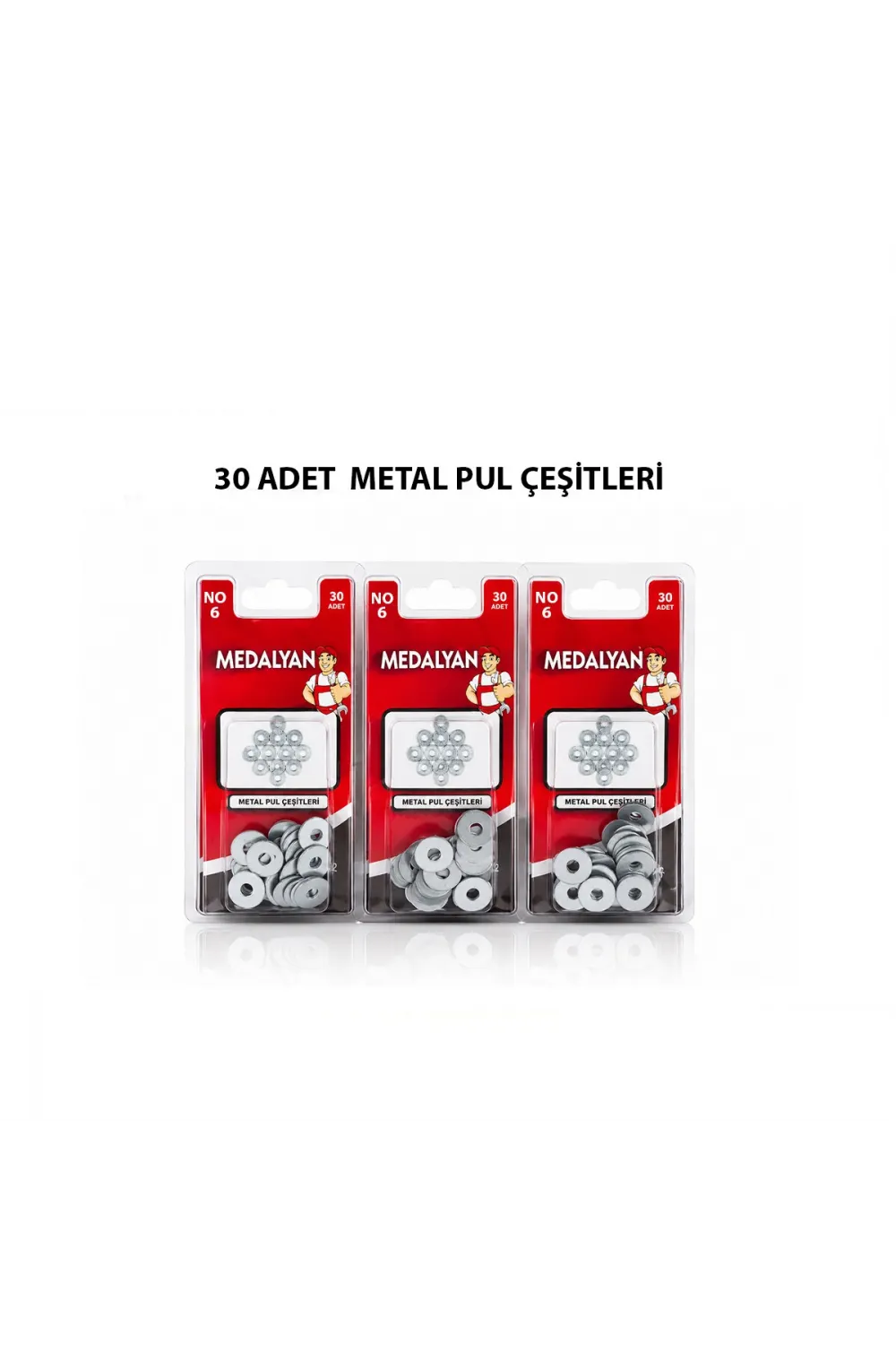 Egonex Medalyan Dl-42 ( 3/16 ) Metal Pul ( 30pcs )*12x12