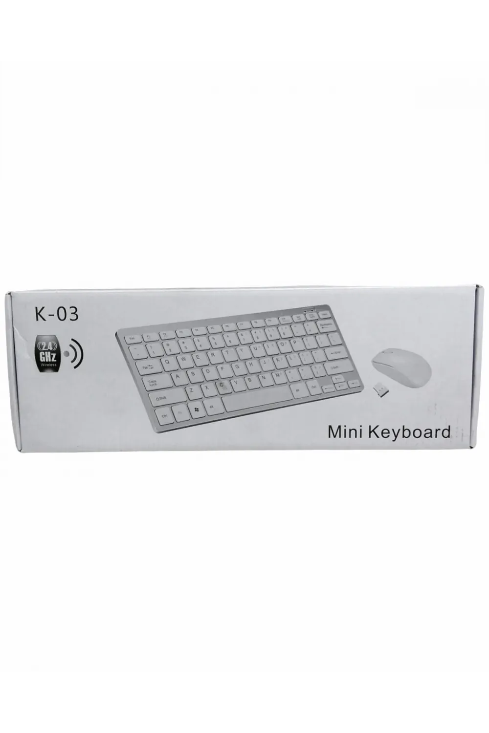 Platoon Pl-395 K-03 Mini Beyaz Wıreless Kablosuz Klavye Mouse Set*30