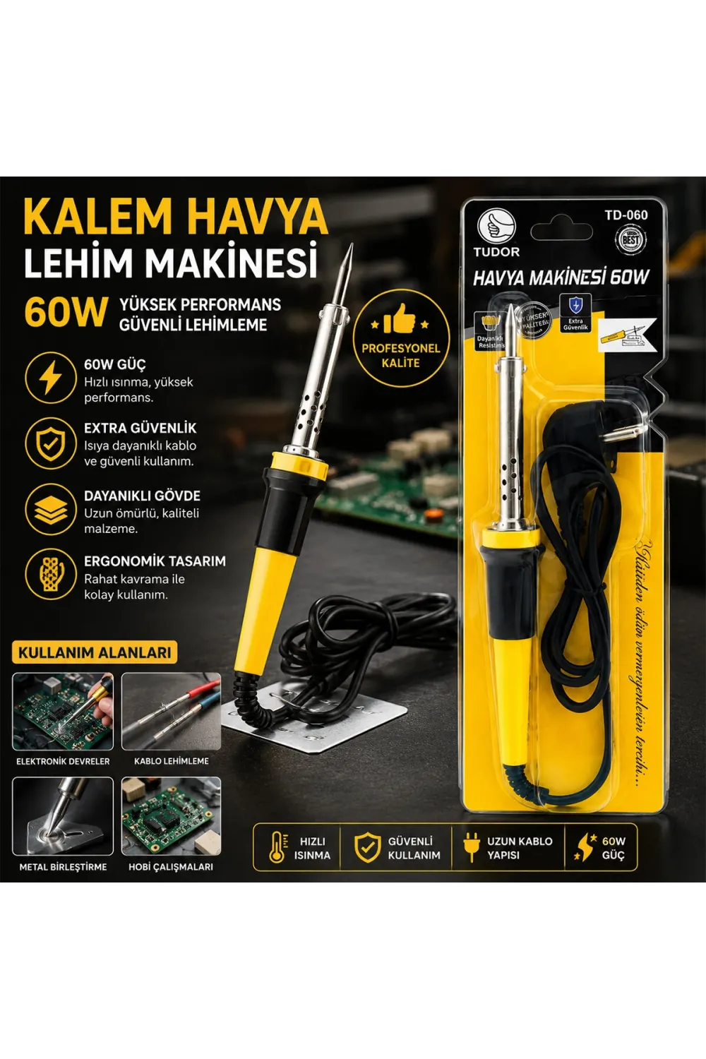 Wınnbos Solderıng Iron Wn-1165 ( 60w ) Kalem Havya ( 220v)*100