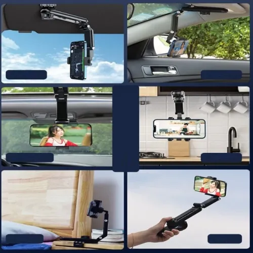 1080° Dönebilen Çok Fonksiyonlu Telefon Tutucu Cm-103