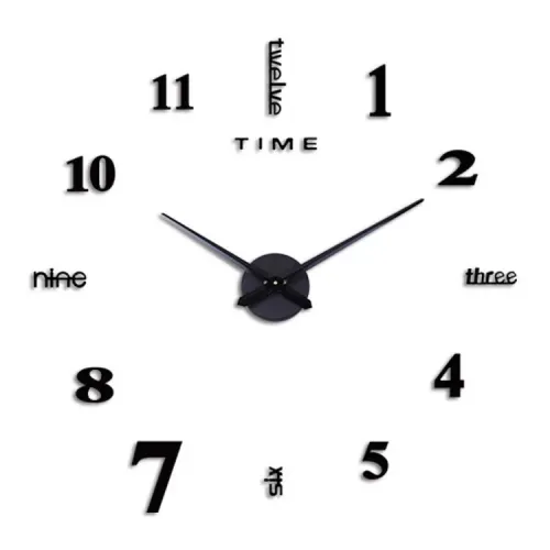 3d Wall Dıy Clock Yeni Nesil 3d Duvar Saati