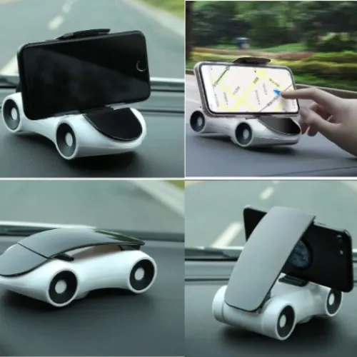 Araba Tasarımlı Araç İçi Telefon Tutucu 360 Dönebilen Ayarlı