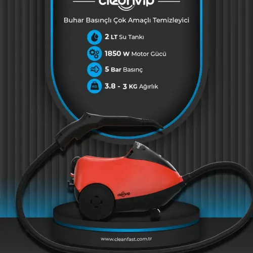 Cleanvip Detaylı Buhar Temizliği Buharlı Makinesi Cv332
