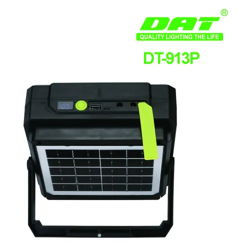 DAT Güneş Enerjili Aydınlatma Sistemi 5 Farklı Işık Modu Kamp lambası 100W