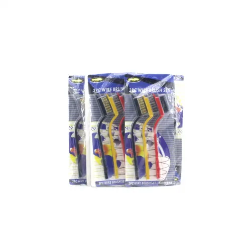 Egonex Enfa Enf-812b ( 3pcs ) Mini Tel Fırça Seti ( Renkli Saplı )*10x30