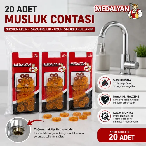 Egonex Medalyan Dl-53 ( 20pcs ) Musluk Contası*12x10