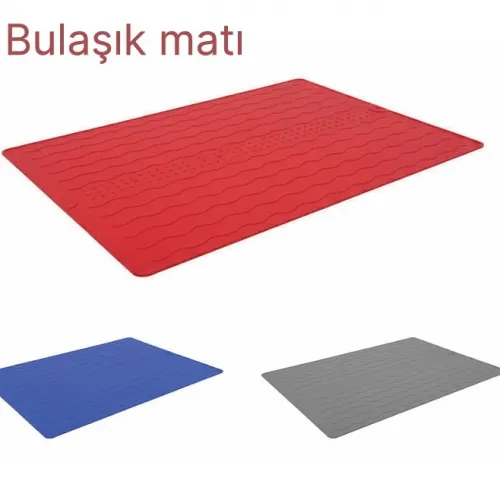 Egonex Silikon Bulaşık Kurulama Matı 30*40 Cm Gıdaya Uygun Uzun Ömürlü