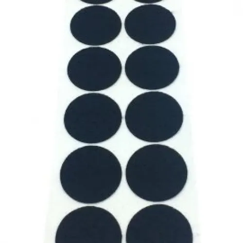 Flamme 38mm Yuvarlak Yapışkan Keçe*25x36