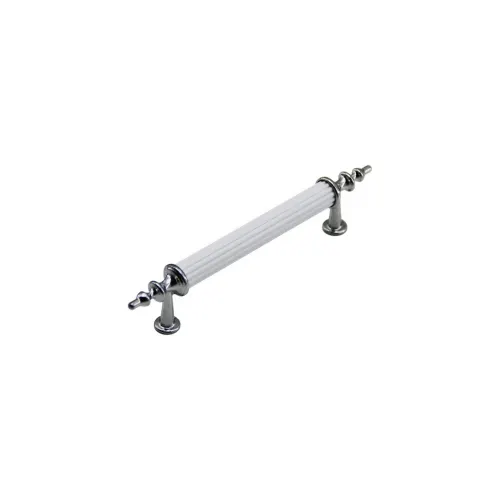 İbico-959 ( 9.6cm ) ( Zirve ) ( Beyaz & Krom ) Boru Kulp*10x5