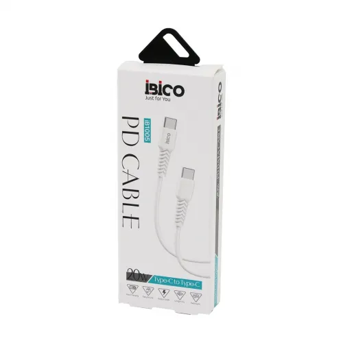 İbico İb-1005 ( Type-c To=( Type-c ) ( Kablo ) ( Hızlı ) Telefon Şarj & Data Kablosu=1mt ( 20w ) ( 3.4a )*10x1