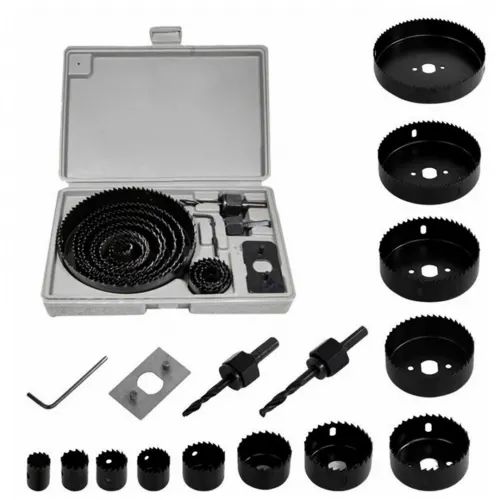 İbico Lrd-13 Hole Saw Kıt ( 16pcs ) Buat Açma Panç Seti*30