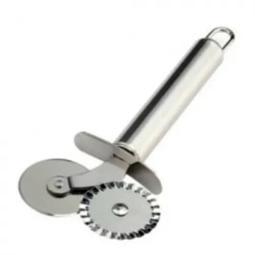 İbico No:354 ( Metal Saplı ) Çift Başlı Metal Pizza Ruleti *600