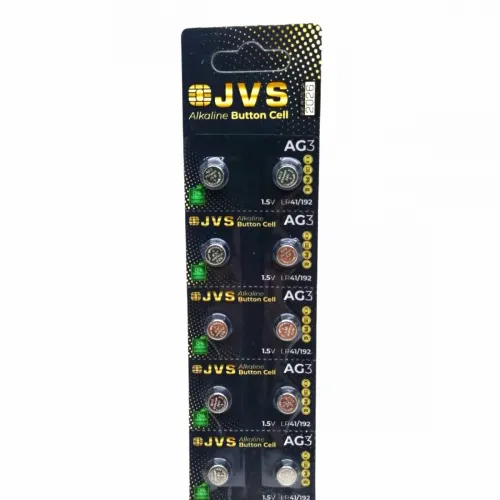 Jvs Ag3 1.5v Lr41 Saat Pili 10lu Kart*400