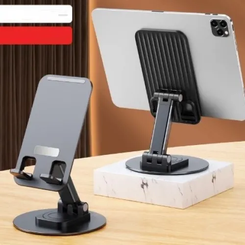 Katlanabilir Telefon Tutucu Stand Yuvarlak Tabanlı Cm-074