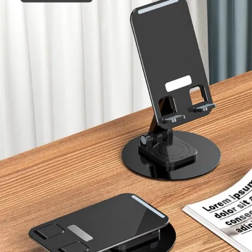 Katlanabilir Telefon Tutucu Stand Yuvarlak Tabanlı Cm-074