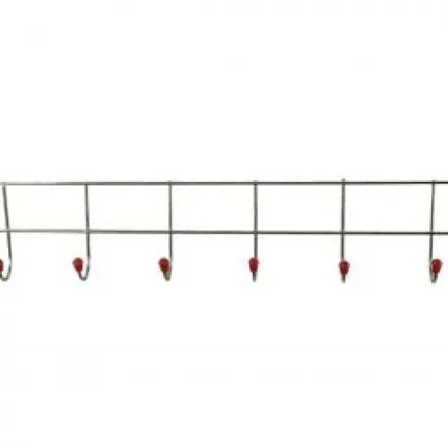Kral Kr-04 Metal 8 Kollu Düz Duvar Askısı *12x12
