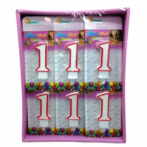 Ksmart K-5511 Rakamlı Doğum Günü Mumu*36x20