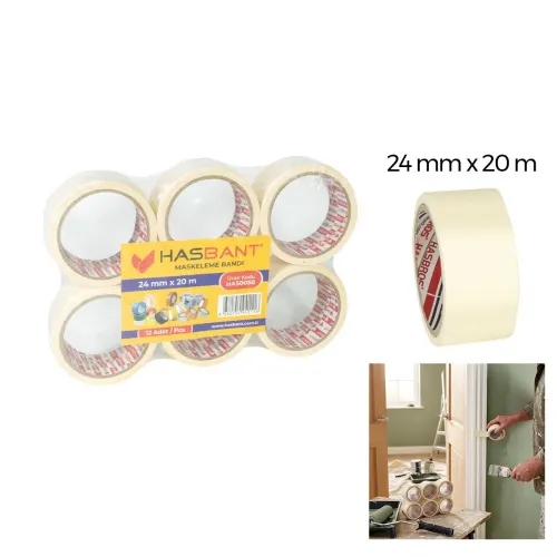 Meg ( 24mm X 20yards ) Maskeleme Bant*6x12
