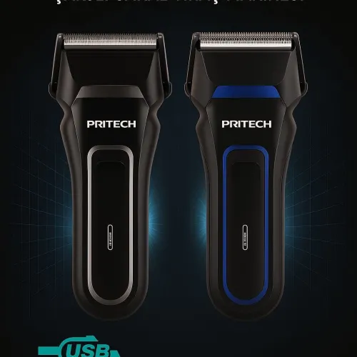 Pritech Şarjlı Sakal Tıraş Makinesi Seyahat Rf-1310