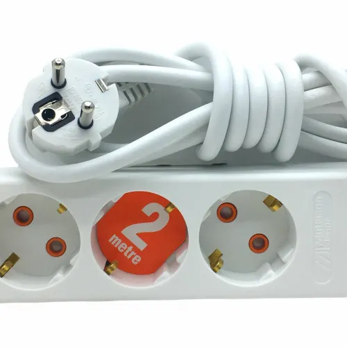 Rı-tech 3lü 2mt.uzatma Kablo Grup Priz*12