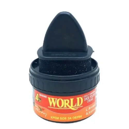 World ( 55ml ) ( Açık Kahve ) Lıght Brown Ayakkabı Boyası*12x16