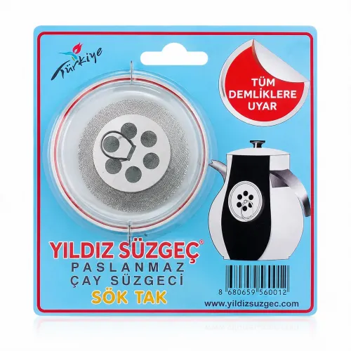 Yıldız Sök Tak Çay Süzgeç*50x20