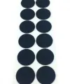 Flamme 38mm Yuvarlak Yapışkan Keçe*25x36