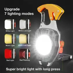 Led Şarj Edilebilir El Feneri Çok Amaçlı Alet Anahtarlık