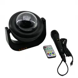 Bluetooth Music T-3 Wl-089 ( 180° Dönebilen ) Ayaklı & Şarjlı & Mikrofonlu & Kumandalı Disko Lamba ( 165x165x193mm )*20