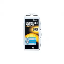 Duracell 675 İşitme Cihaz Kulak Pili 6pcs Kutu*100