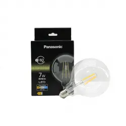 Egonex PANASONİC (LDGCH-07-LH-1RC) (G125) (173X125MM) (7W=60W) (E27) (WARM WHİTE & SARI IŞIK) (LED FİLAMENT & RUSTİK AMPUL) LAMBA (806LM)(2700K)(15.000H)*10=K