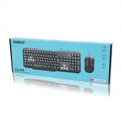 Everest Km-1435 ( Usb Kablolu ) Klavye & Mouse ( Set ) ( Q Klavye ) (1200dpı Mouse )*20