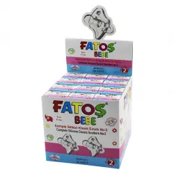 Fatoş Bebe-611 ( No-2 & Komple Silikon ) Klasik Emzik*24x24