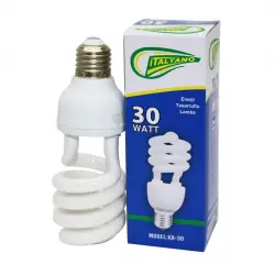 İtalyano Ka-30 ( 30w & E27 ) Kıvrık Tasarruflu Ampul*10x10